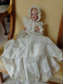 German antique character doll, precious Kestner Hilda, dated about 1914.