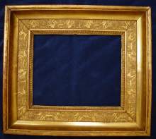Antique gilded frame, made about 1800.