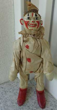Antique Schoenhut Humpty Dumpty toy, Clown, dated about 1900.