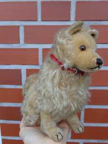 antique steiff dog